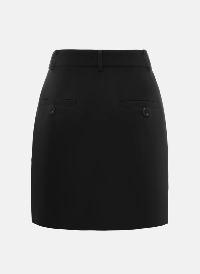 Lichi  Mini skirt in suiting fabric for Women | Best Price UAE
